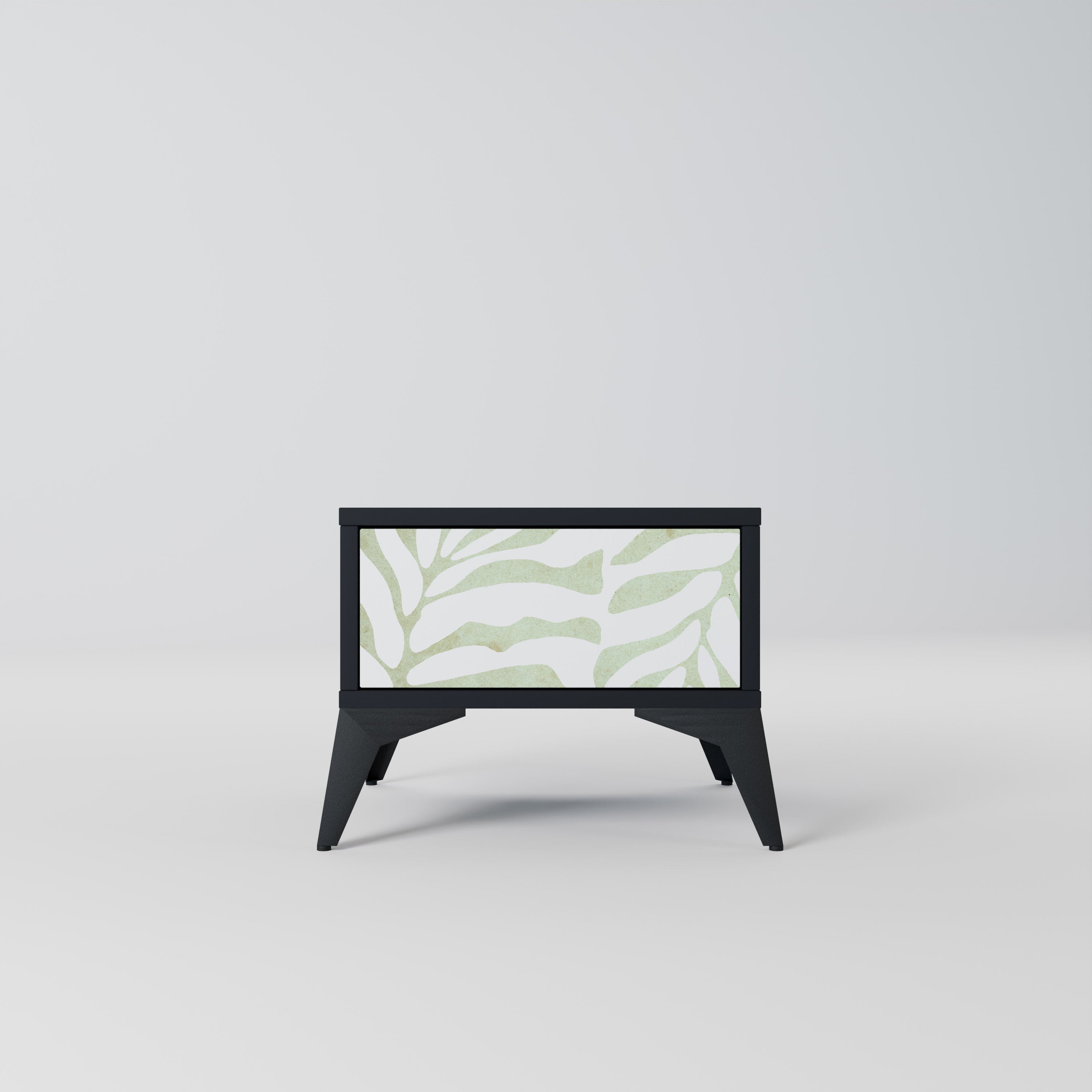 BOTANICAL SPARK Mesa de Cabeceira em Acabamento Preto