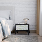 BOTANICAL SPARK Mesa de Cabeceira em Acabamento Preto