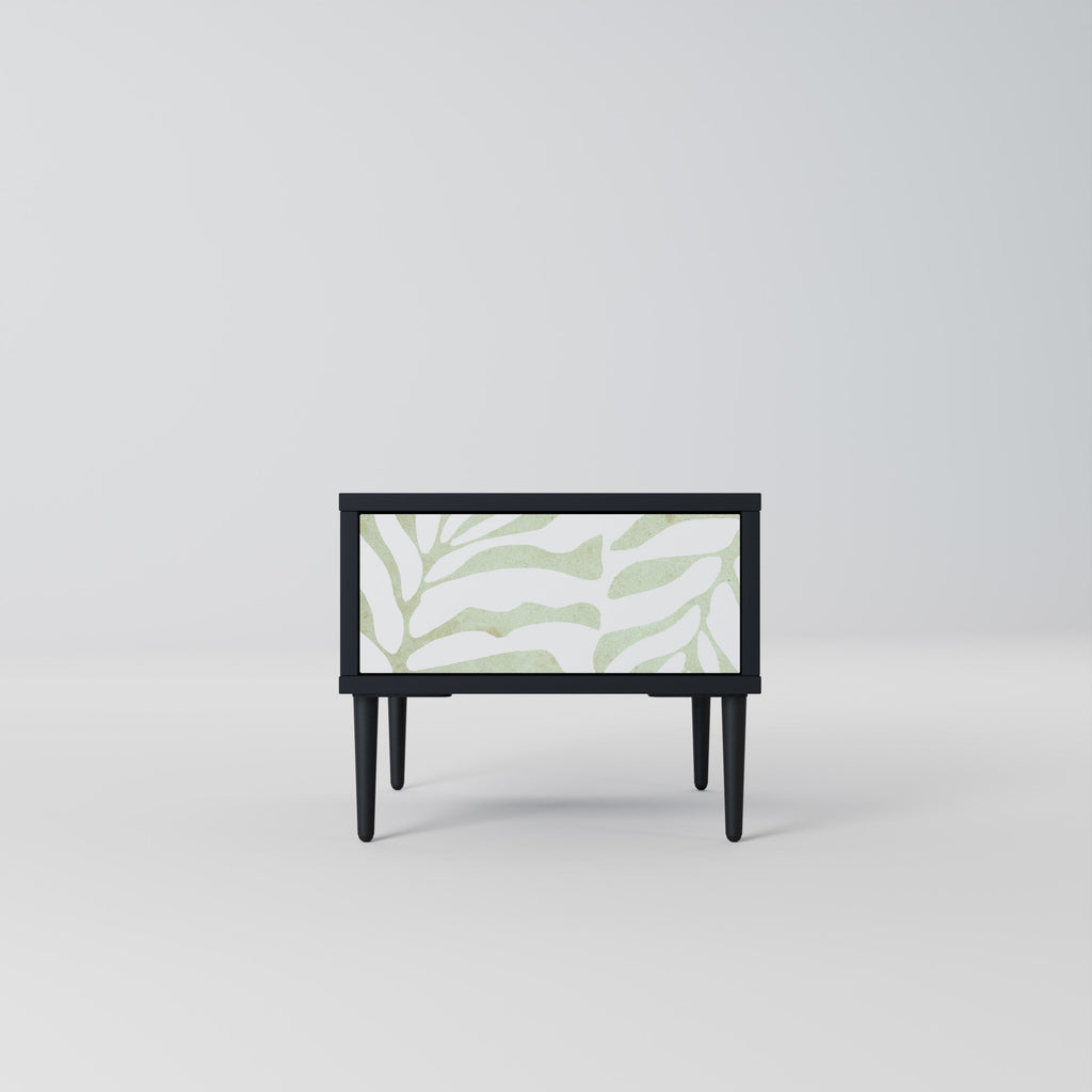 BOTANICAL SPARK Mesa de Cabeceira em Acabamento Preto