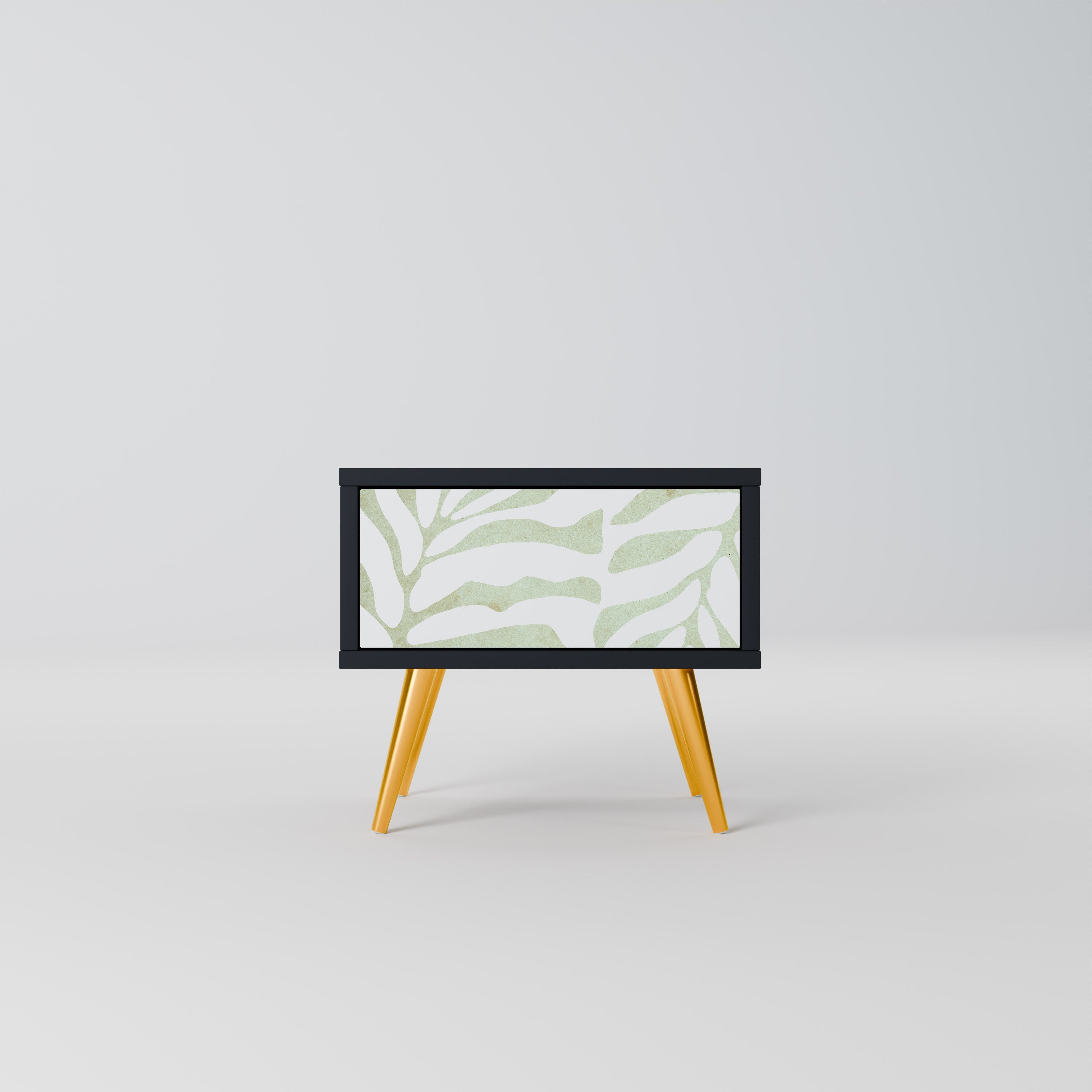 BOTANICAL SPARK Mesa de Cabeceira em Acabamento Preto