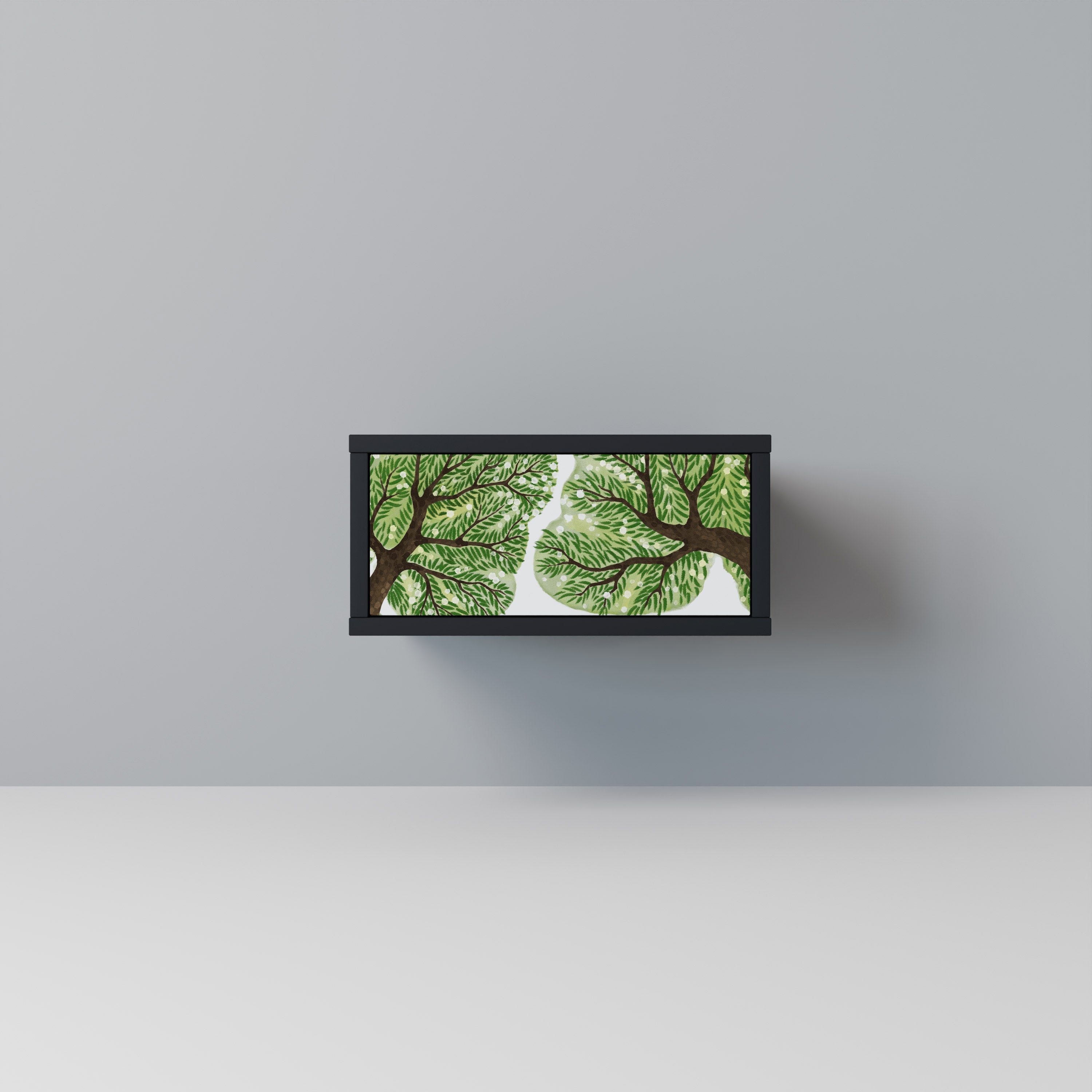 WILDERNESS DASH Mesa de Cabeceira em Acabamento Preto