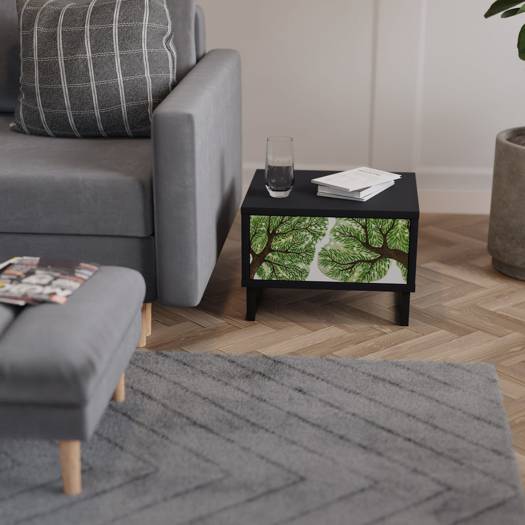 WILDERNESS DASH Mesa de Cabeceira em Acabamento Preto