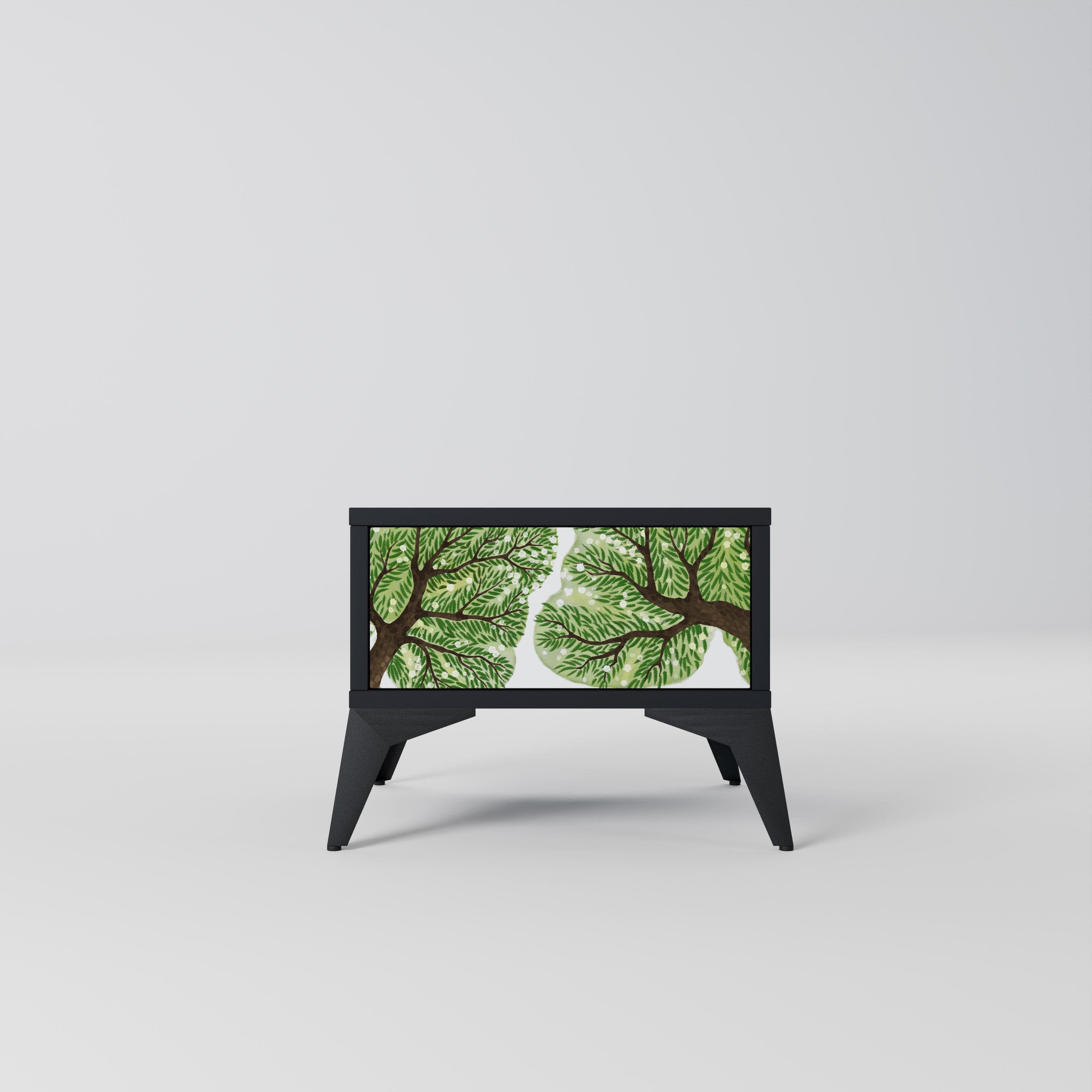 WILDERNESS DASH Mesa de Cabeceira em Acabamento Preto