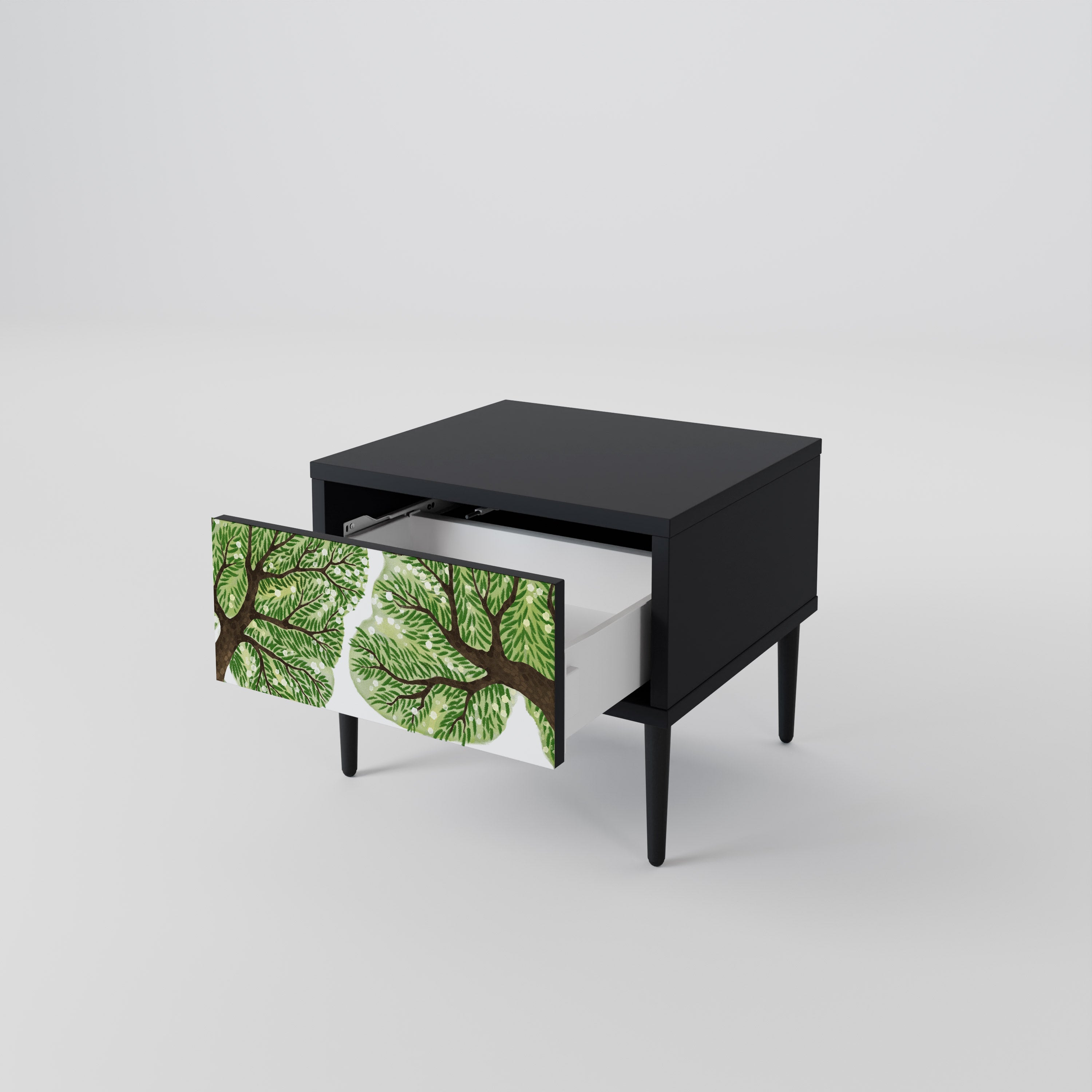 WILDERNESS DASH Mesa de Cabeceira em Acabamento Preto