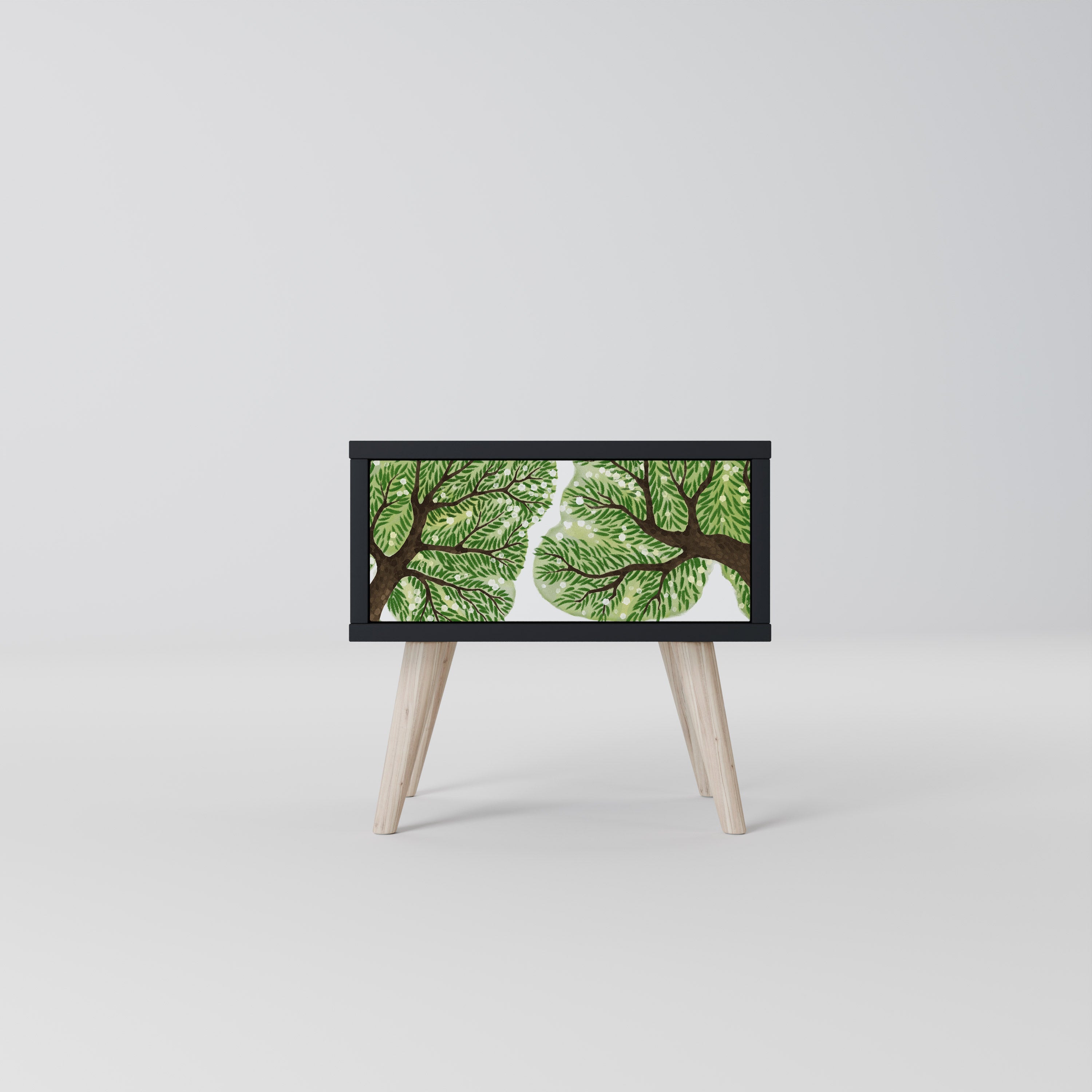 WILDERNESS DASH Mesa de Cabeceira em Acabamento Preto