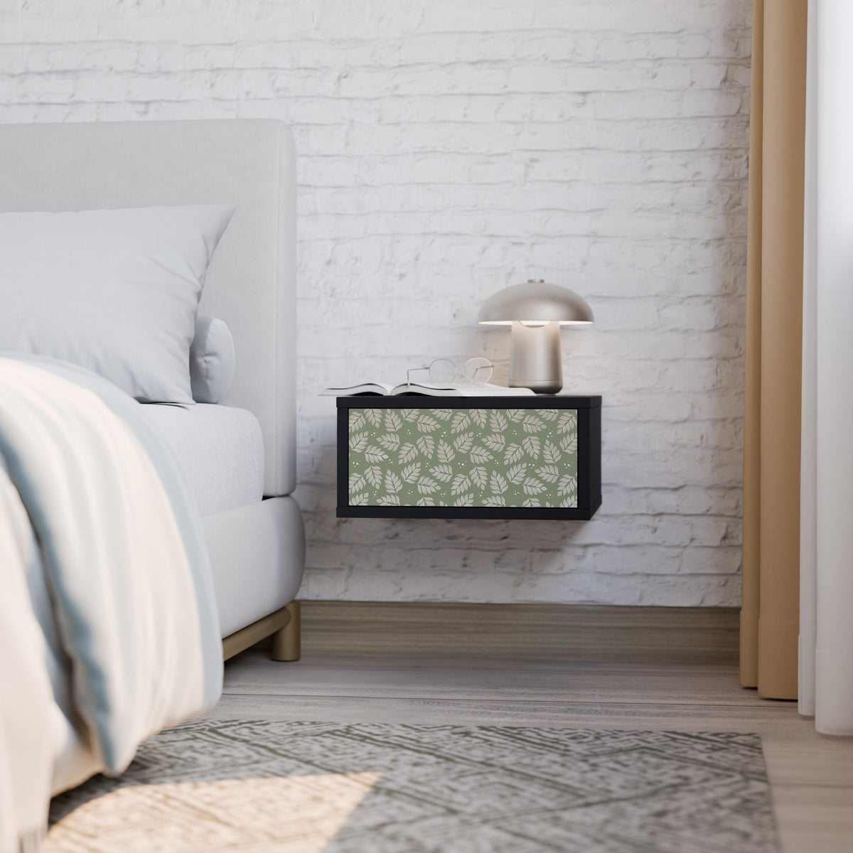 LEAVES ON GREEN Nightstand