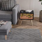 JUICY OLIVES Mesa de Cabeceira em Acabamento Preto