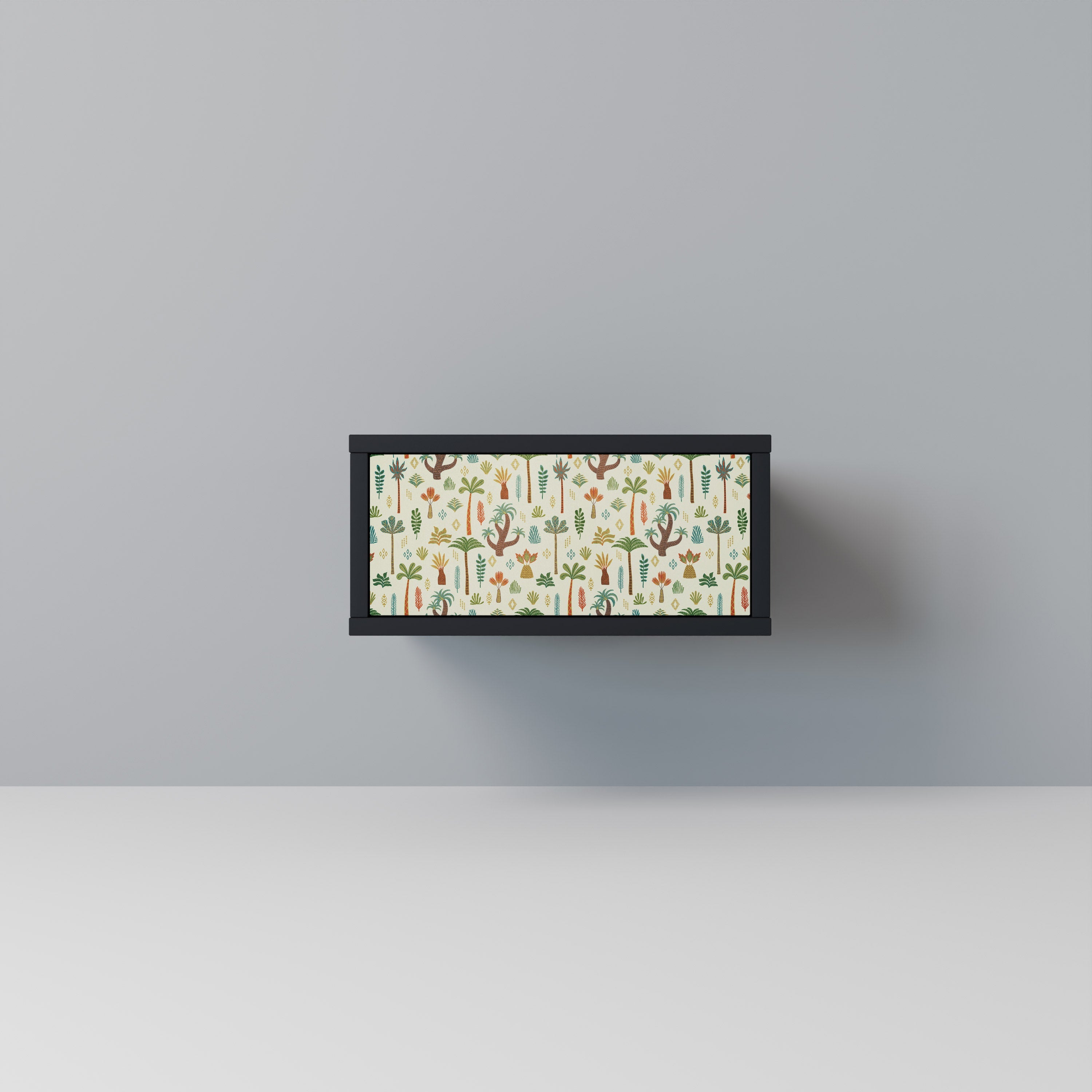 PALM SPRING Mesa de Cabeceira em Acabamento Preto