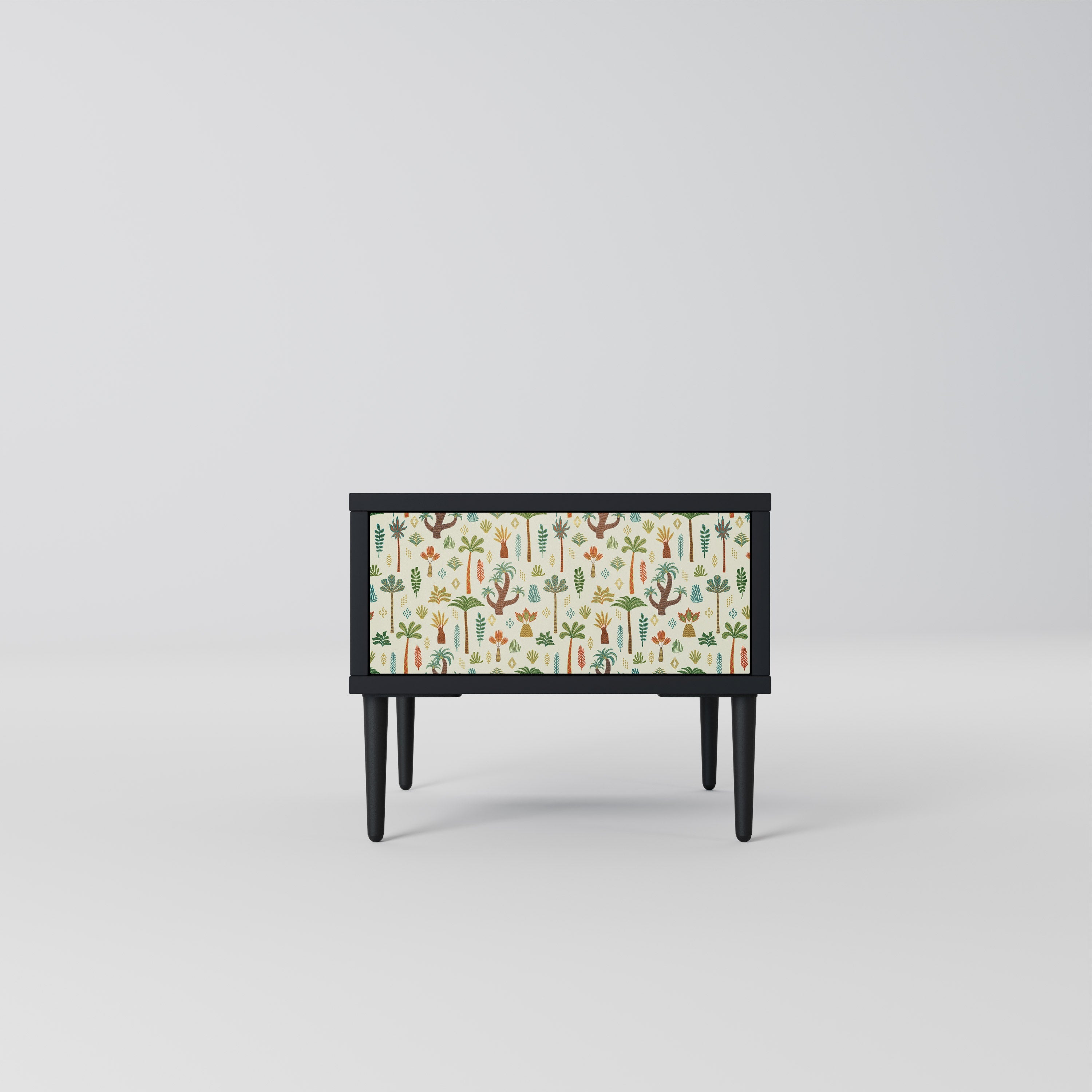 PALM SPRING Mesa de Cabeceira em Acabamento Preto