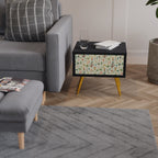 PALM SPRING Mesa de Cabeceira em Acabamento Preto