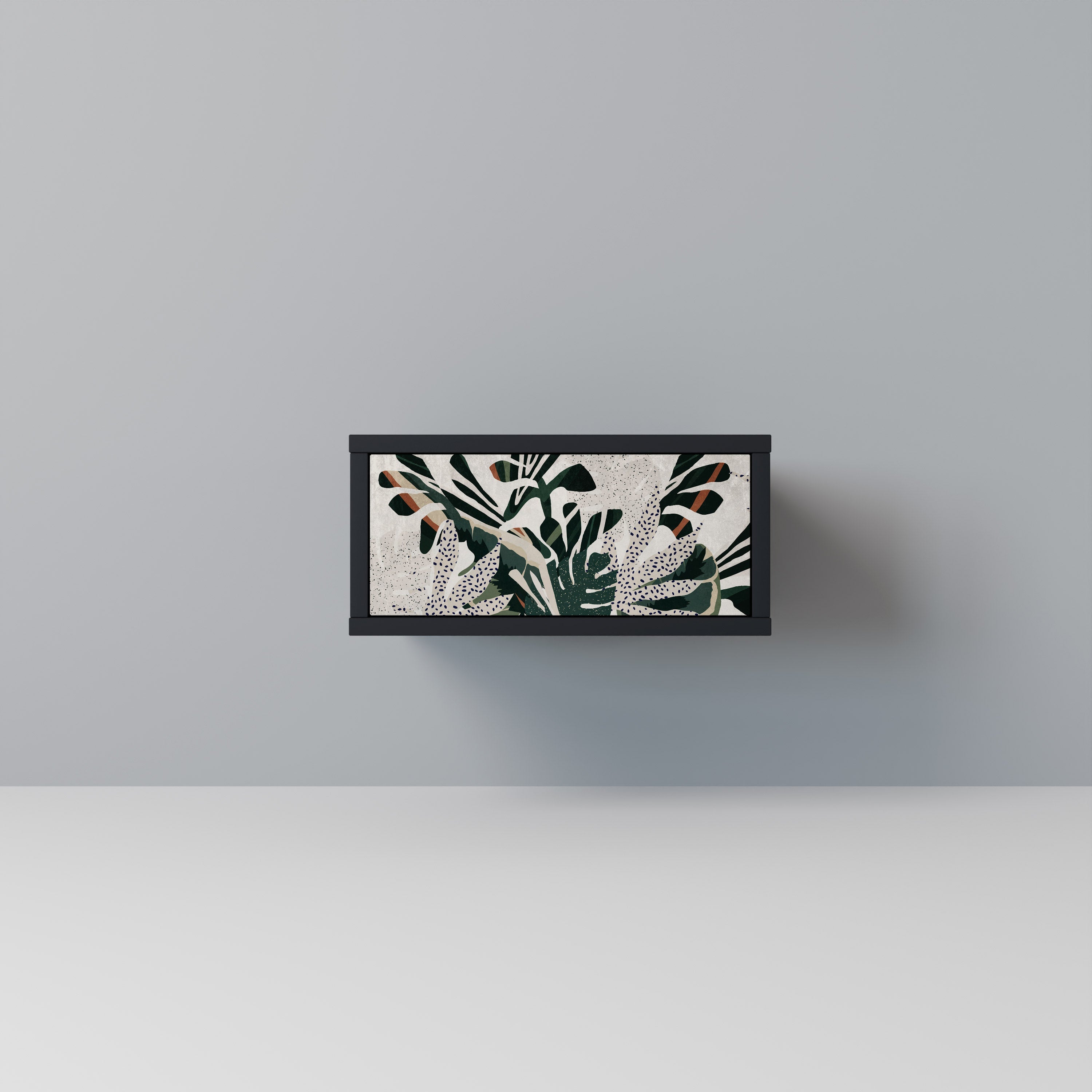 VERDURE FORMATION Mesa de Cabeceira em Acabamento Preto