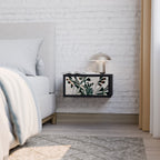 VERDURE FORMATION Mesa de Cabeceira em Acabamento Preto