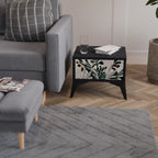 VERDURE FORMATION Mesa de Cabeceira em Acabamento Preto