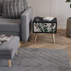 VERDURE FORMATION Mesa de Cabeceira em Acabamento Preto