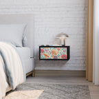 FUNGUS FANTASY Mesa de Cabeceira em Acabamento Preto