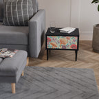 FUNGUS FANTASY Mesa de Cabeceira em Acabamento Preto