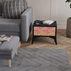 SKATEBOARD ARTISTRY Mesa de Cabeceira em Acabamento Preto