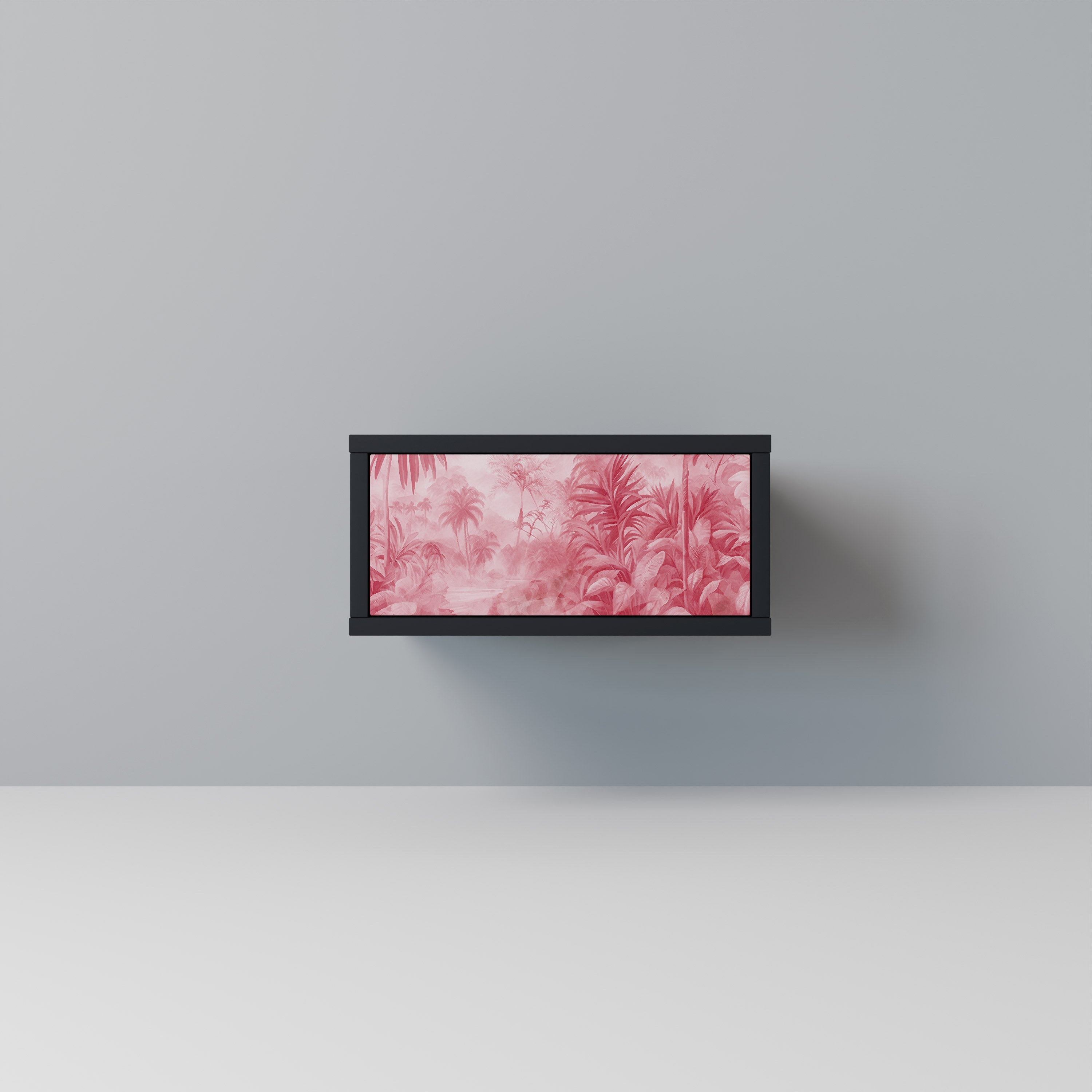 SWEET TROPICS Mesa de Cabeceira em Acabamento Preto