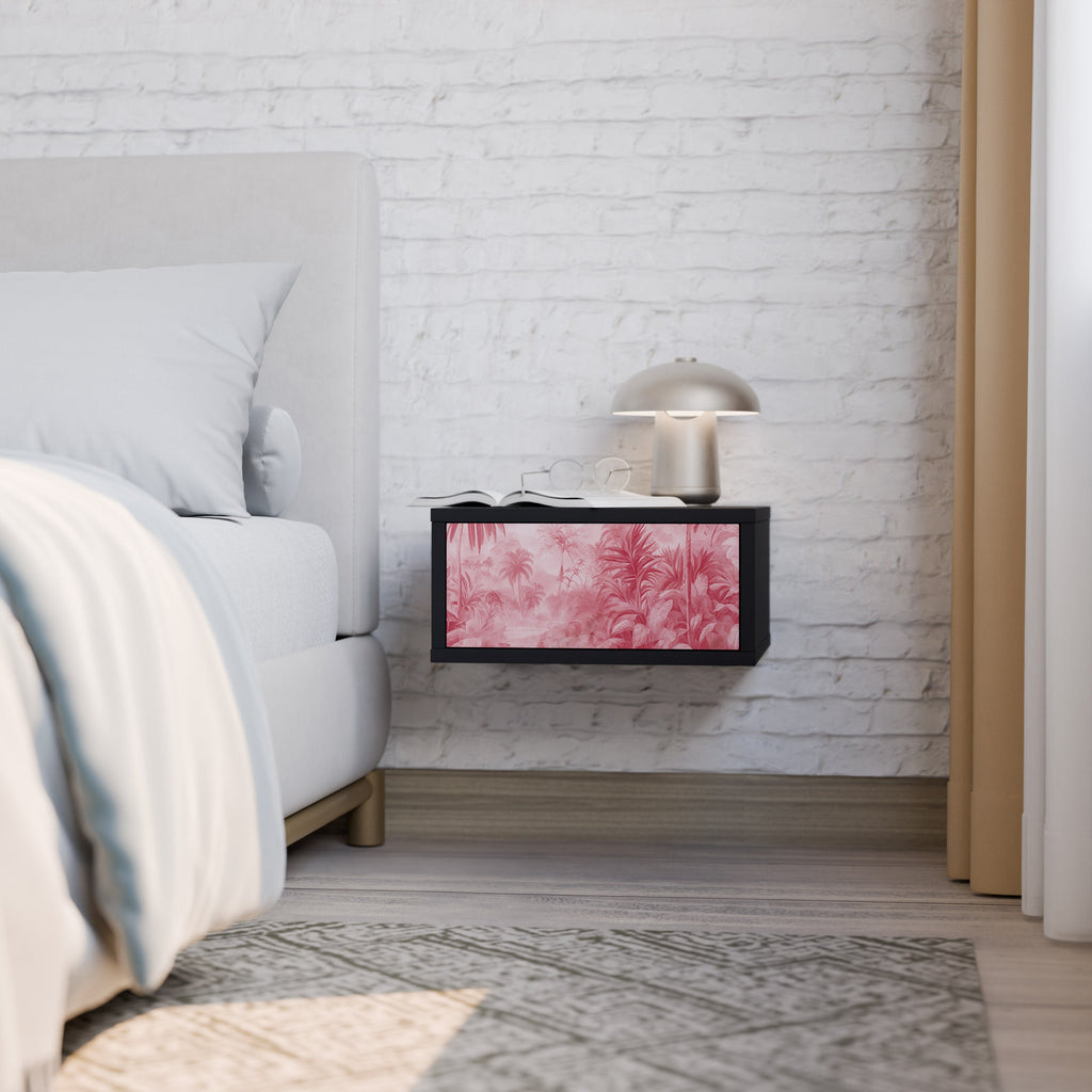 SWEET TROPICS Mesa de Cabeceira em Acabamento Preto