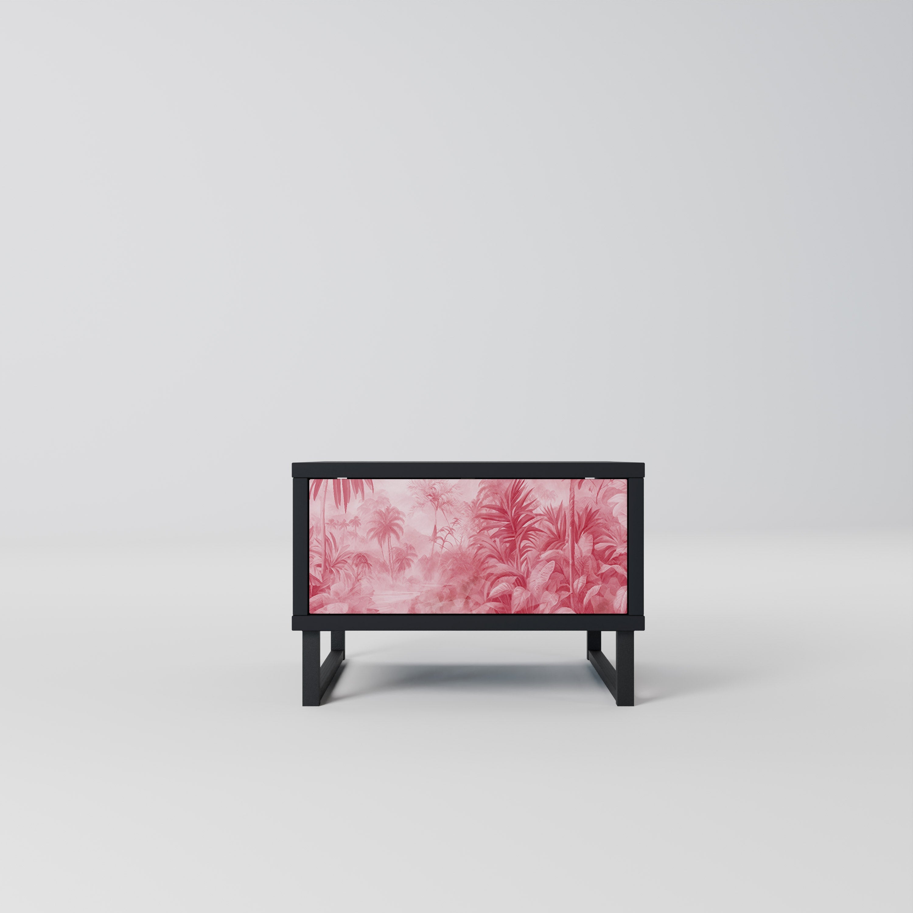 SWEET TROPICS Mesa de Cabeceira em Acabamento Preto