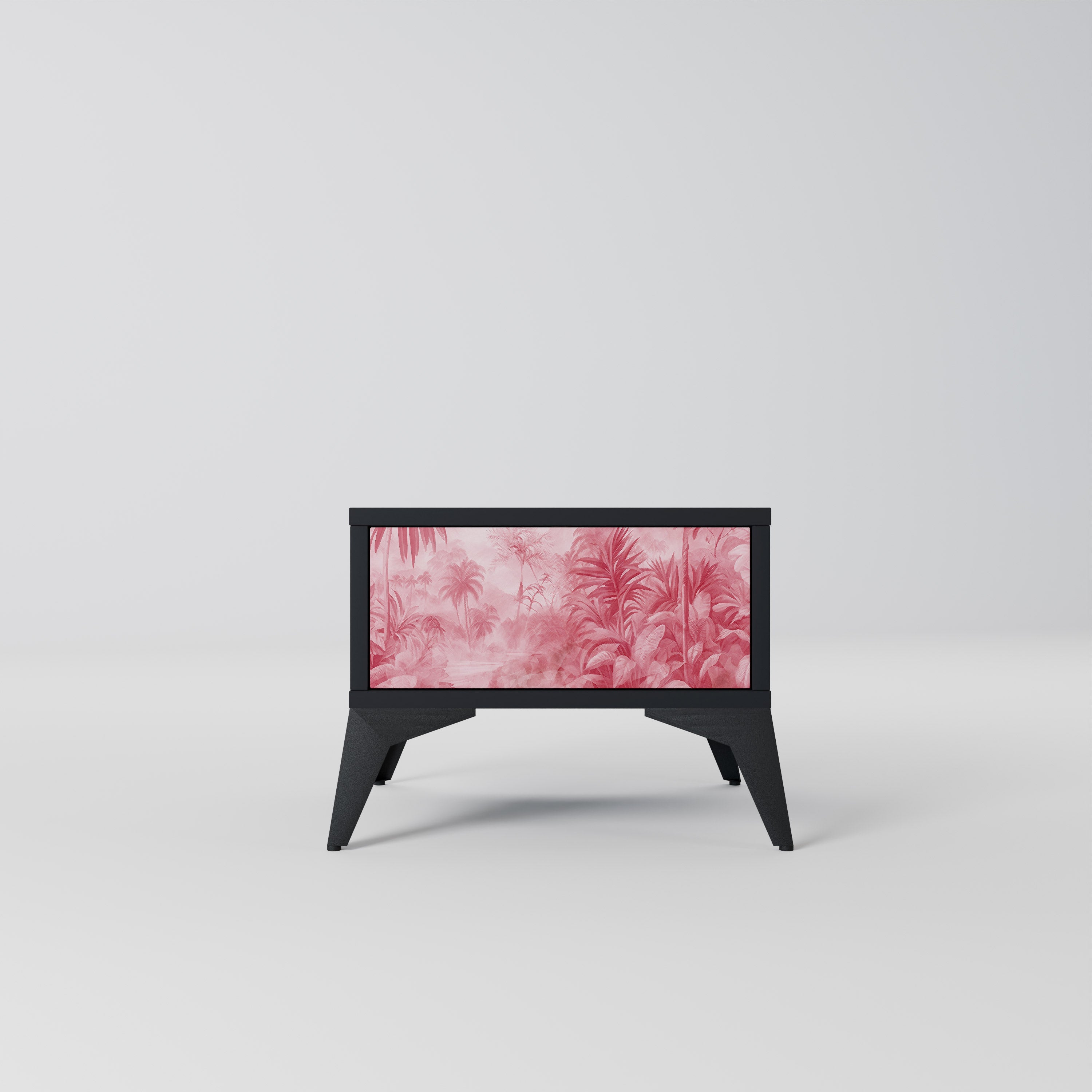 SWEET TROPICS Mesa de Cabeceira em Acabamento Preto