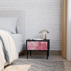 SWEET TROPICS Mesa de Cabeceira em Acabamento Preto