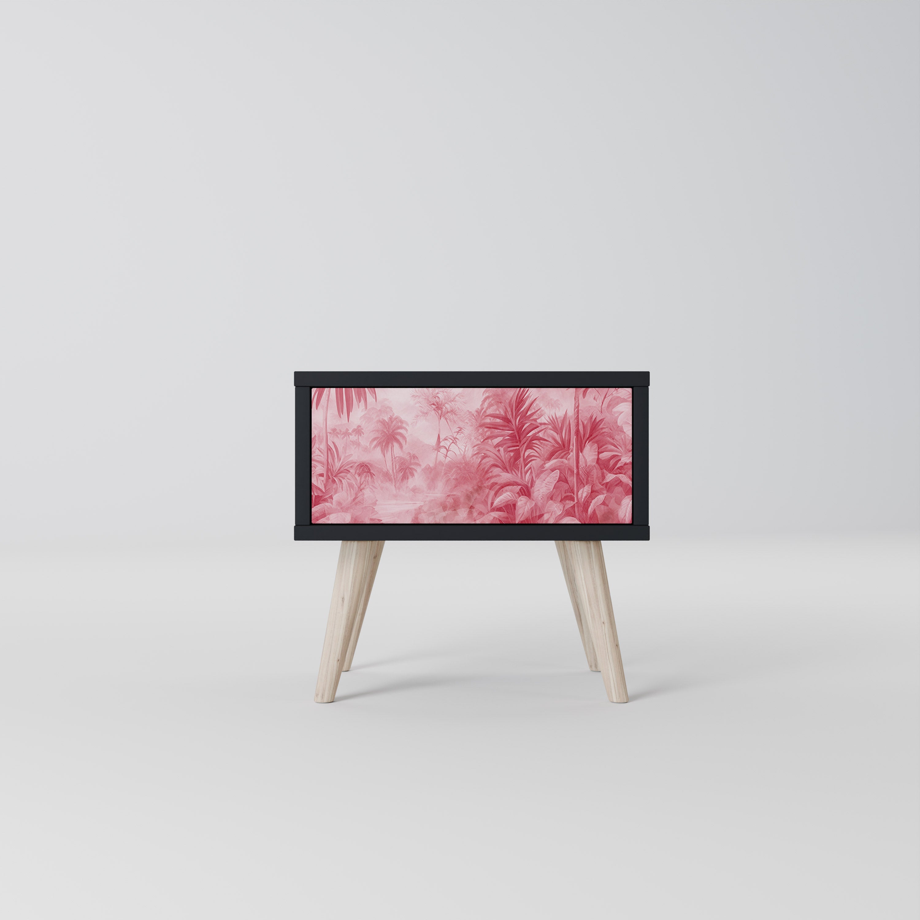 SWEET TROPICS Mesa de Cabeceira em Acabamento Preto