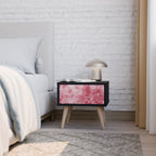 SWEET TROPICS Mesa de Cabeceira em Acabamento Preto