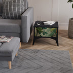 VERDURE ABYSS Mesa de Cabeceira em Acabamento Preto