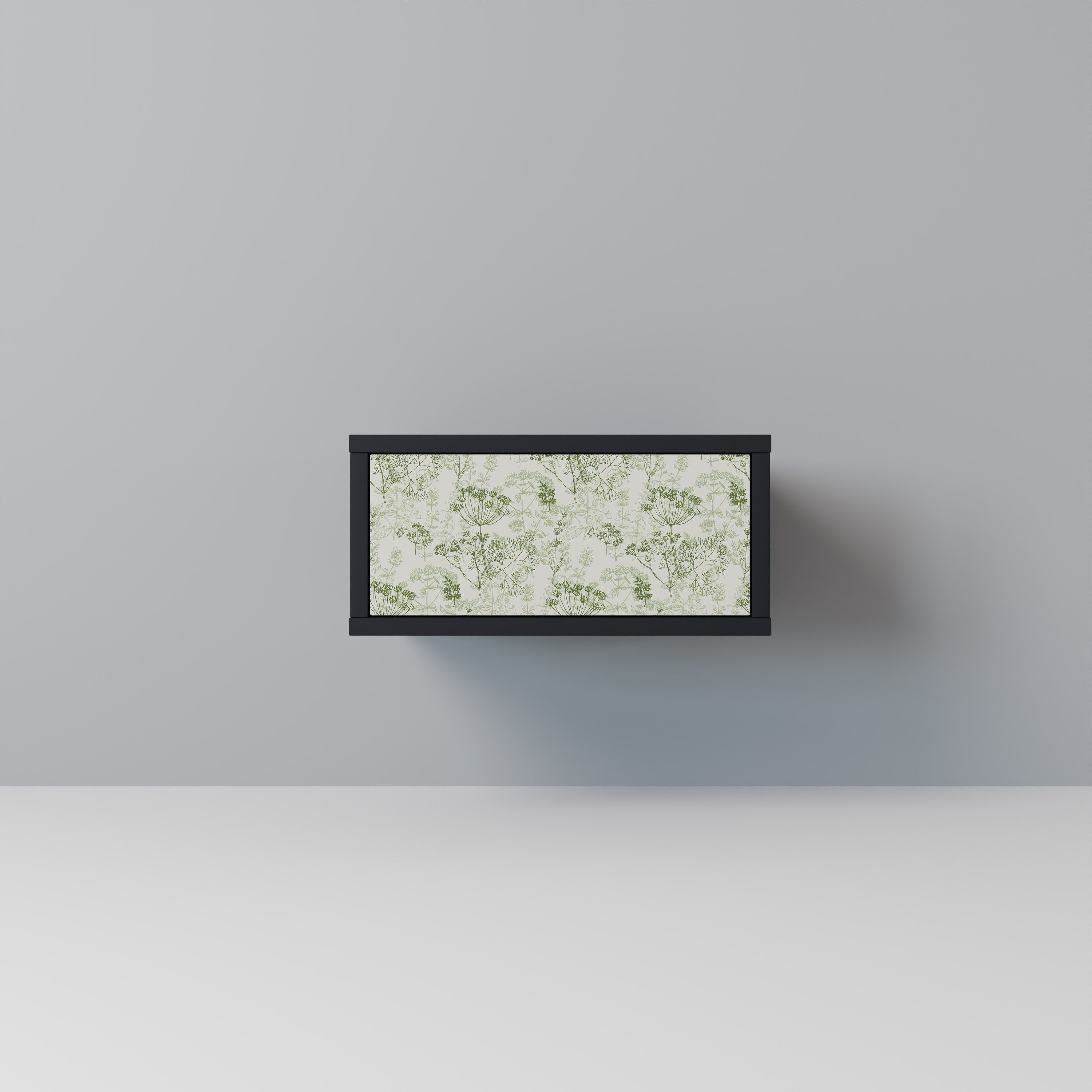 FENNEL BALDACHIN Mesa de Cabeceira em Acabamento Preto