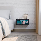 COMBINATION OF SHAPES Mesa de Cabeceira em Acabamento Preto