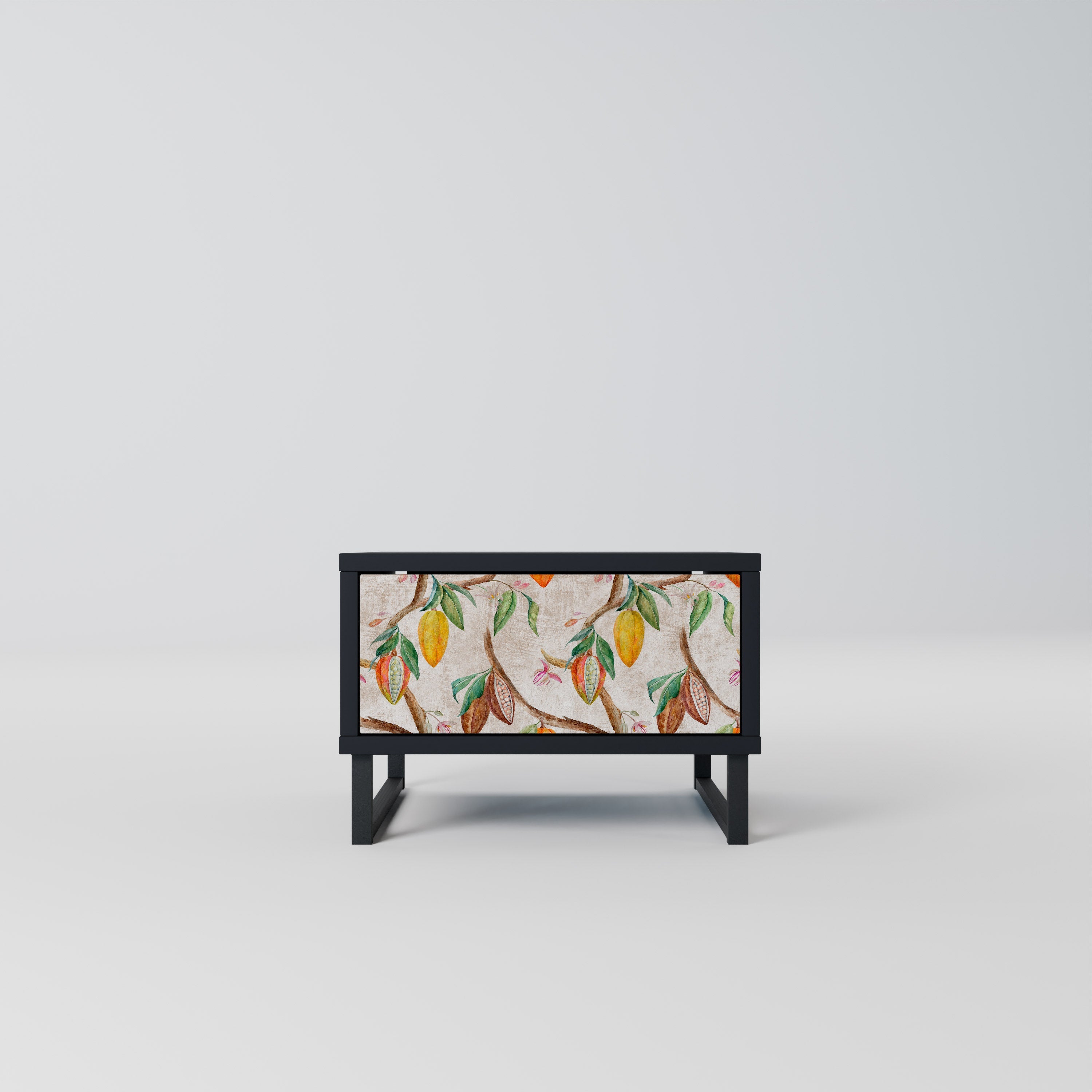 COCOA FRUITS Mesa de Cabeceira em Acabamento Preto