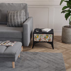 COCOA FRUITS Mesa de Cabeceira em Acabamento Preto