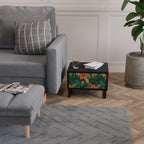 AUTUMN KALEIDOSCOPE Mesa de Cabeceira em Acabamento Preto