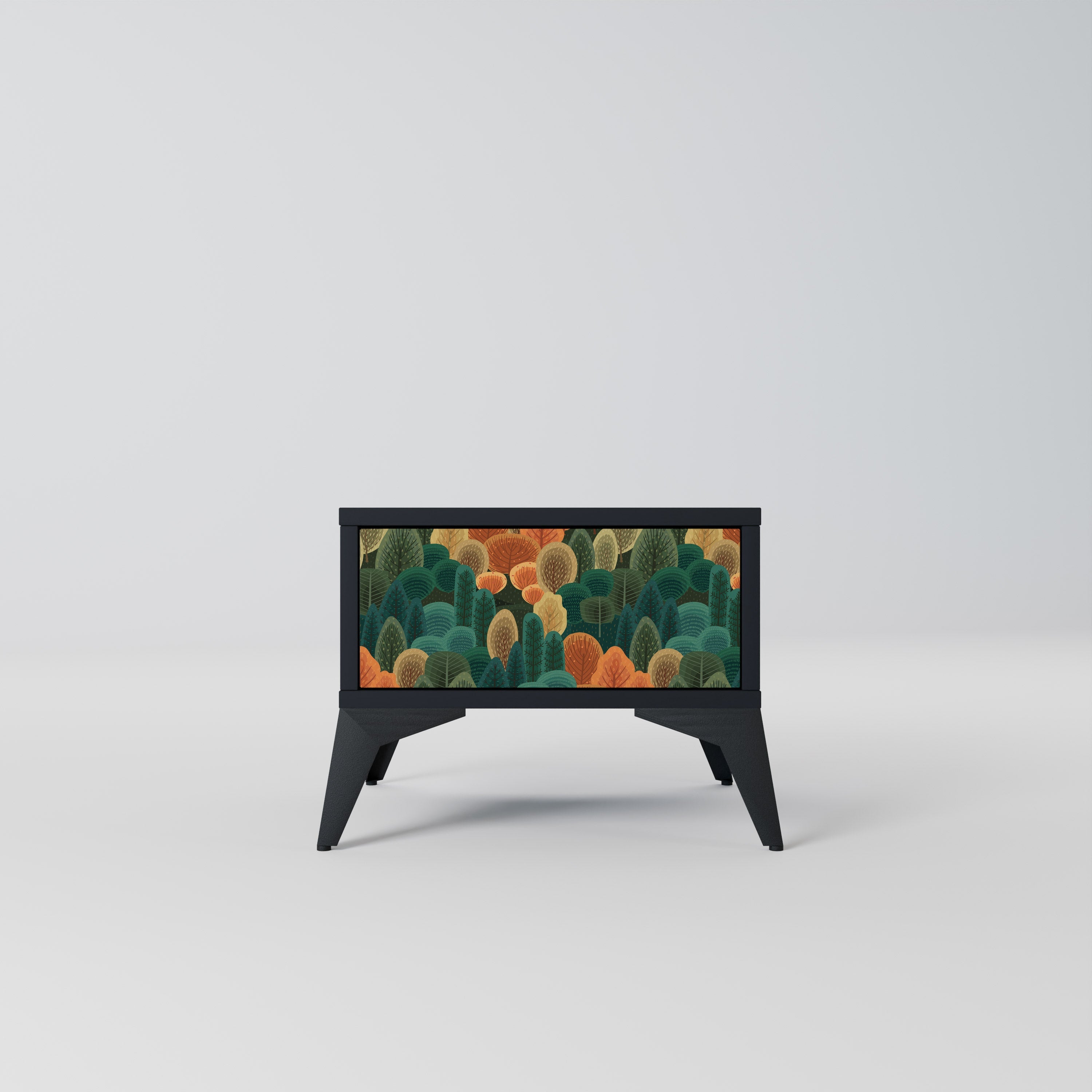 AUTUMN KALEIDOSCOPE Mesa de Cabeceira em Acabamento Preto