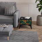 AUTUMN KALEIDOSCOPE Mesa de Cabeceira em Acabamento Preto