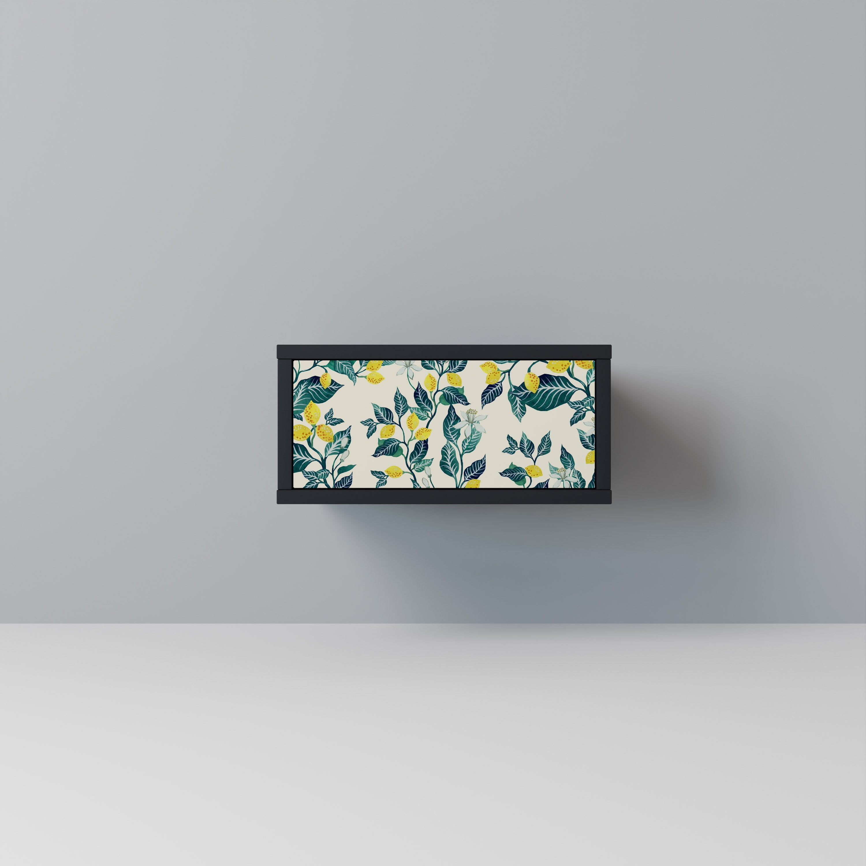 LEMON TREE Mesa de Cabeceira em Acabamento Preto