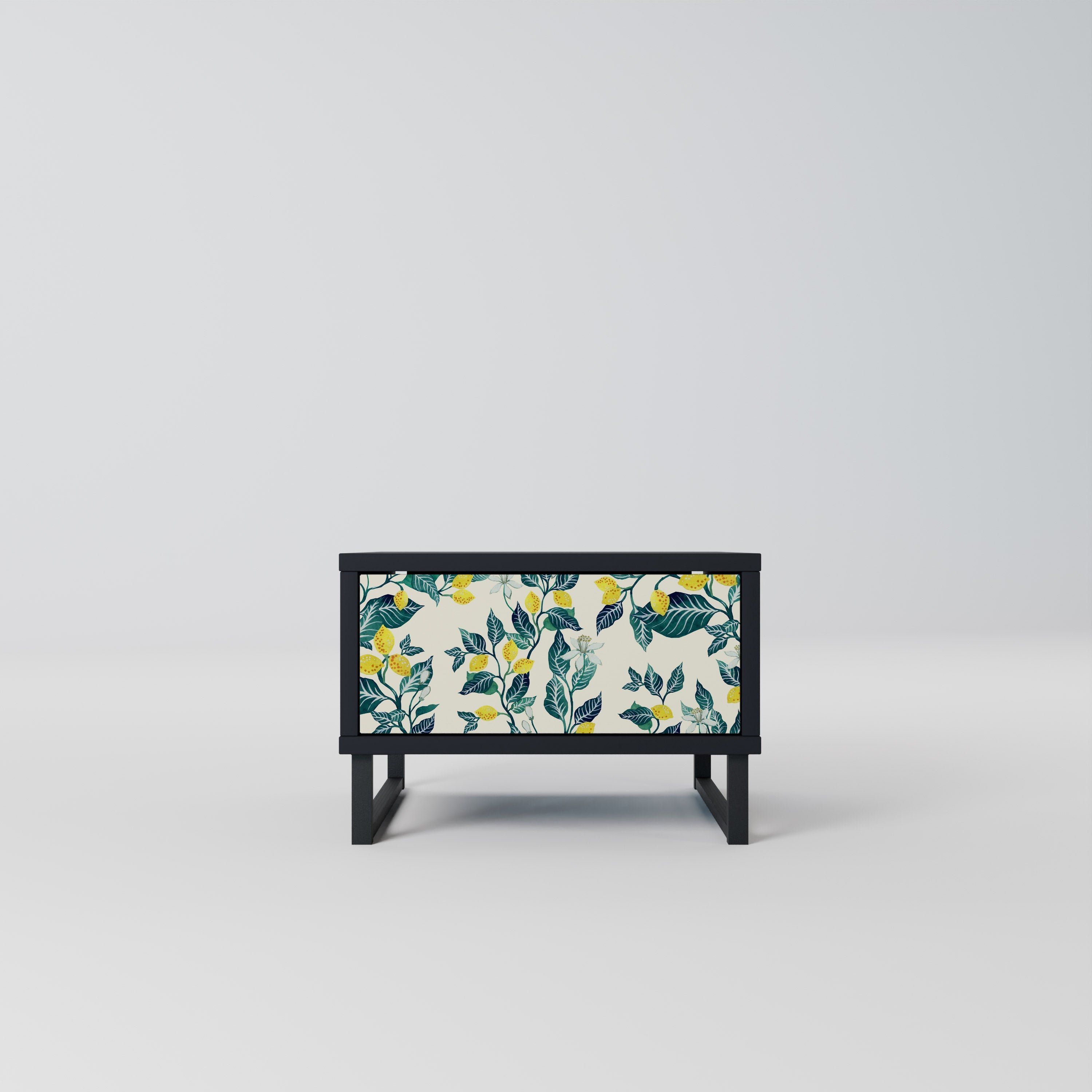 LEMON TREE Mesa de Cabeceira em Acabamento Preto