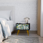 LEMON TREE Mesa de Cabeceira em Acabamento Preto