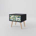 LEMON TREE Mesa de Cabeceira em Acabamento Preto