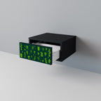 DESERT GREEN Mesa de Cabeceira em Acabamento Preto