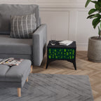 DESERT GREEN Mesa de Cabeceira em Acabamento Preto