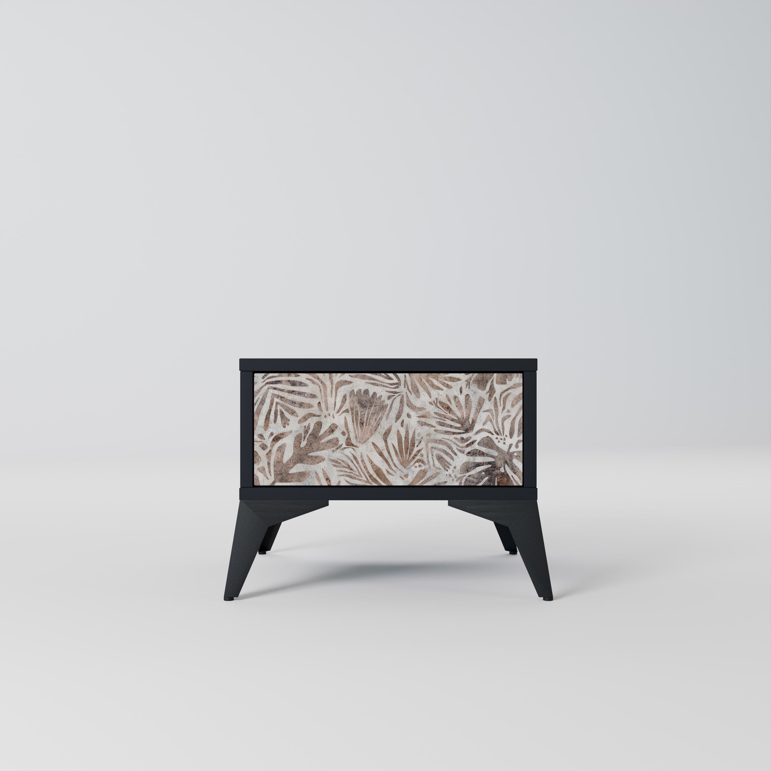 PASSING TIME Mesa de Cabeceira em Acabamento Preto