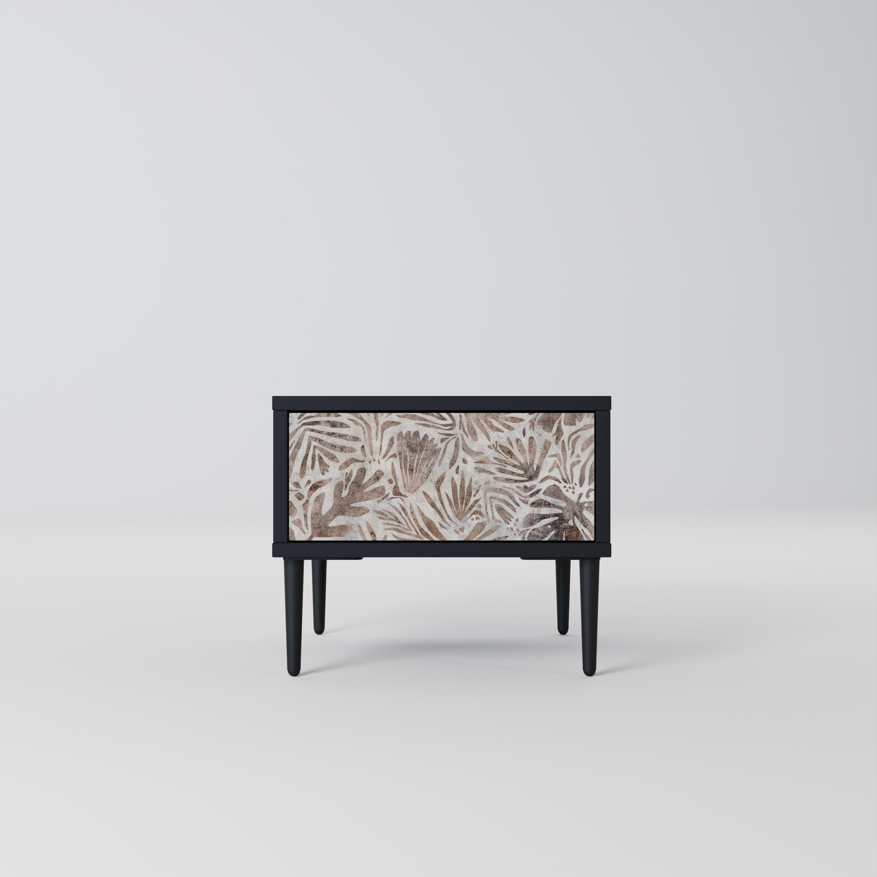 PASSING TIME Mesa de Cabeceira em Acabamento Preto