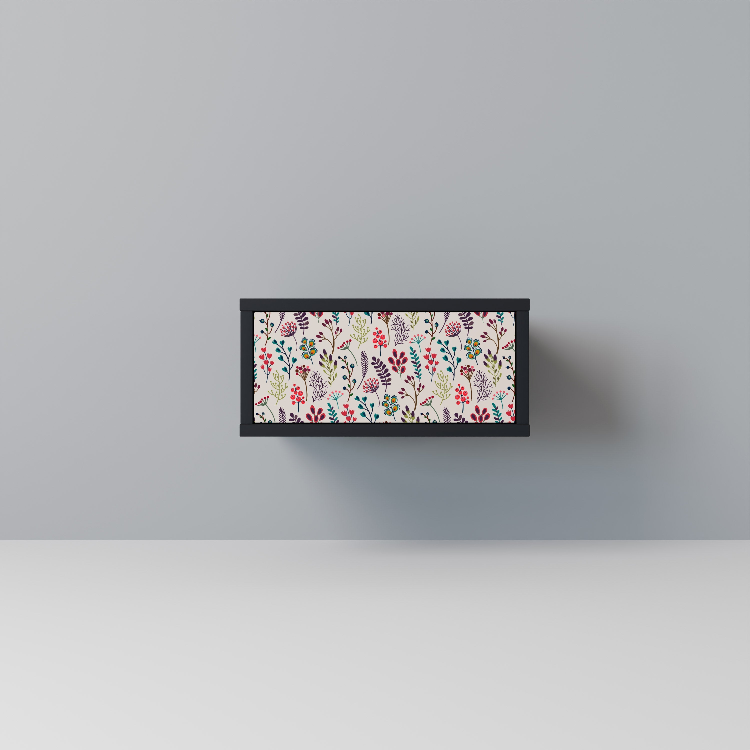 AUTUMN SUNDRIES Mesa de Cabeceira em Acabamento Preto