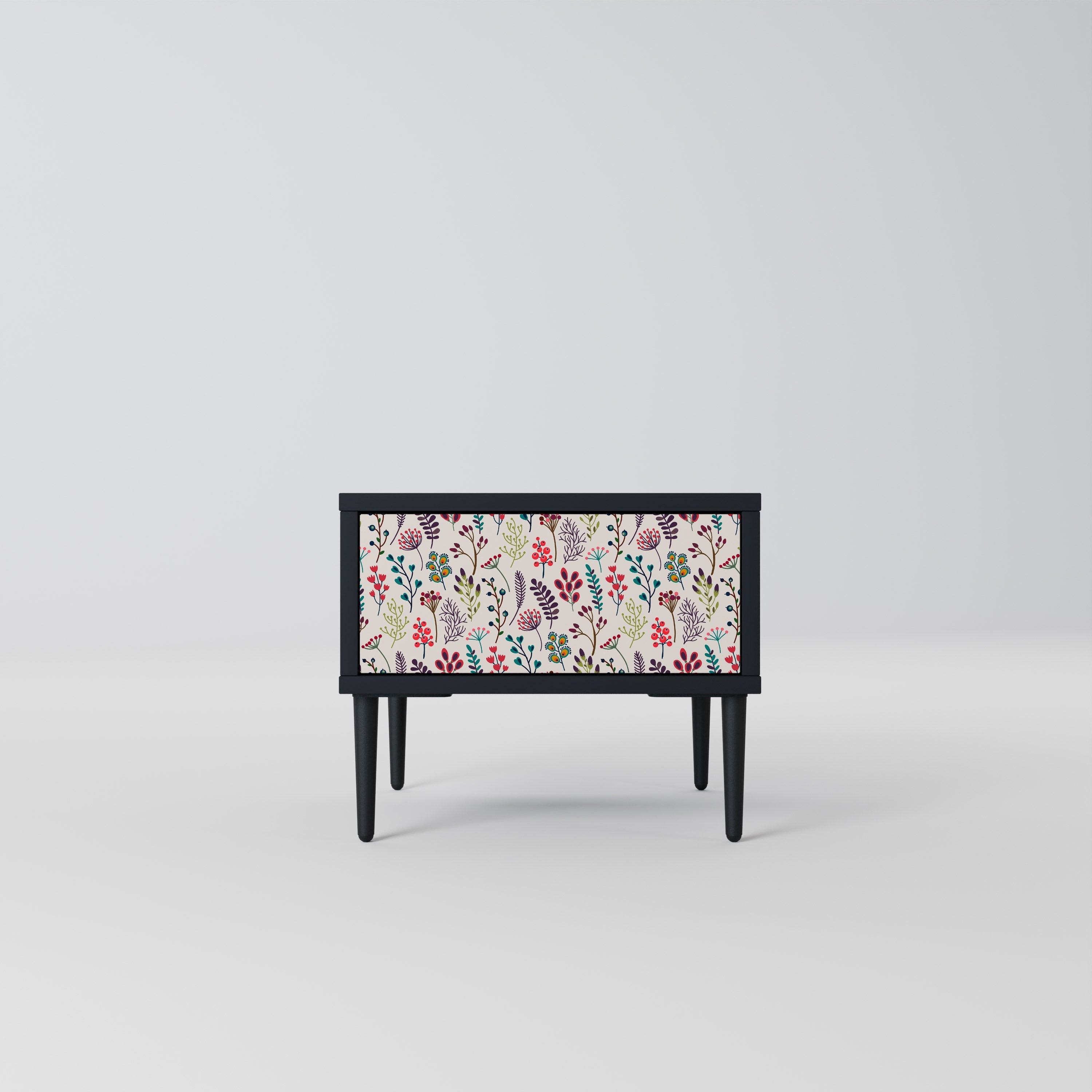 AUTUMN SUNDRIES Mesa de Cabeceira em Acabamento Preto