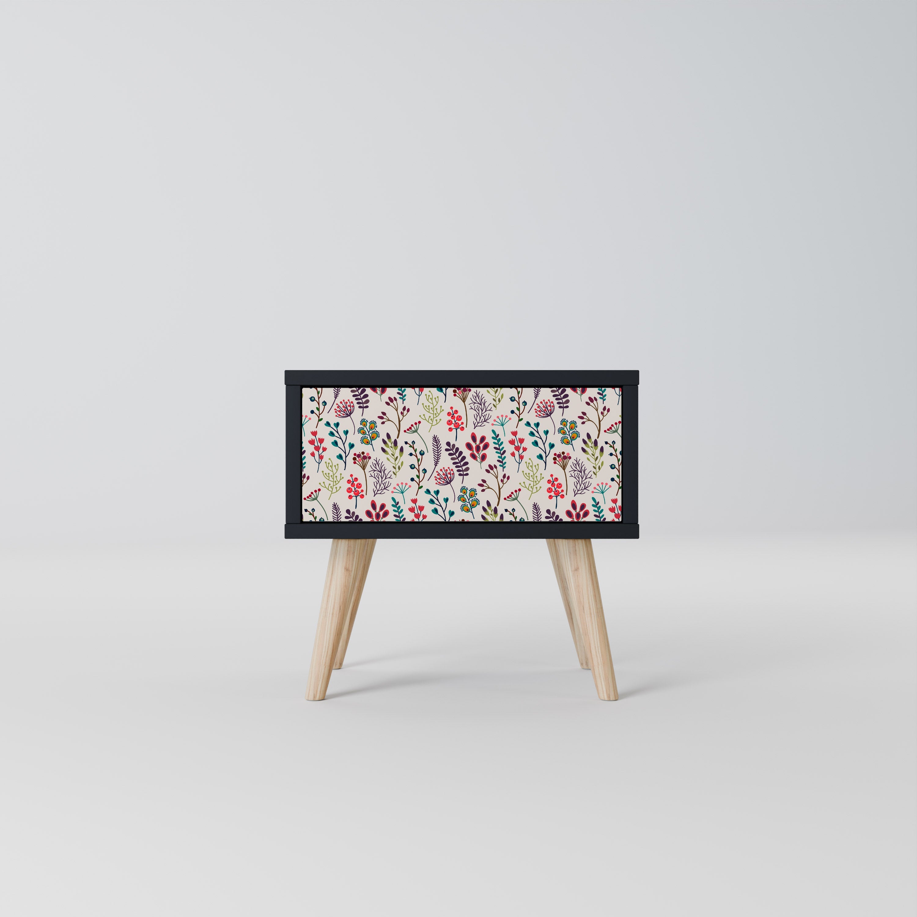 AUTUMN SUNDRIES Mesa de Cabeceira em Acabamento Preto