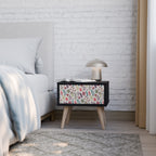 AUTUMN SUNDRIES Mesa de Cabeceira em Acabamento Preto