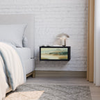 MORNING BY THE LAKE Nightstand in Black Finish