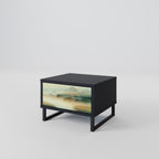 MORNING BY THE LAKE Nightstand in Black Finish